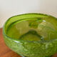 Lot de 2 coupelles en verre soufflé vert vintage Coupelles artisanales