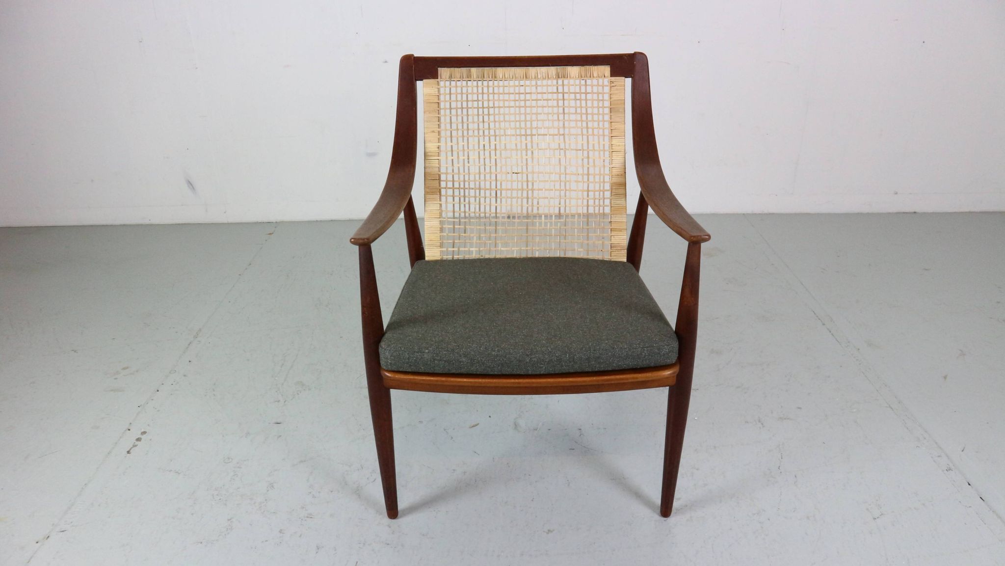 Peter Hvidt& Orla Mølgaard-Nielsen FD146 Cane Back Easy Chair, Denmark