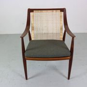 Peter Hvidt& Orla Mølgaard-Nielsen FD146 Cane Back Easy Chair, Denmark