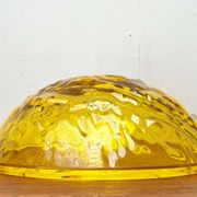 Vintage Italian Large Rare Yellow Moon Bowl from Mario Bellini for Kartell