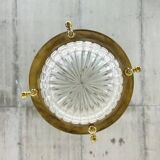 Viennese Secession Suspension in Brass attributed to Kolo Moser & Jutta Sika