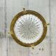 Viennese Secession Suspension in Brass attributed to Kolo Moser & Jutta Sika