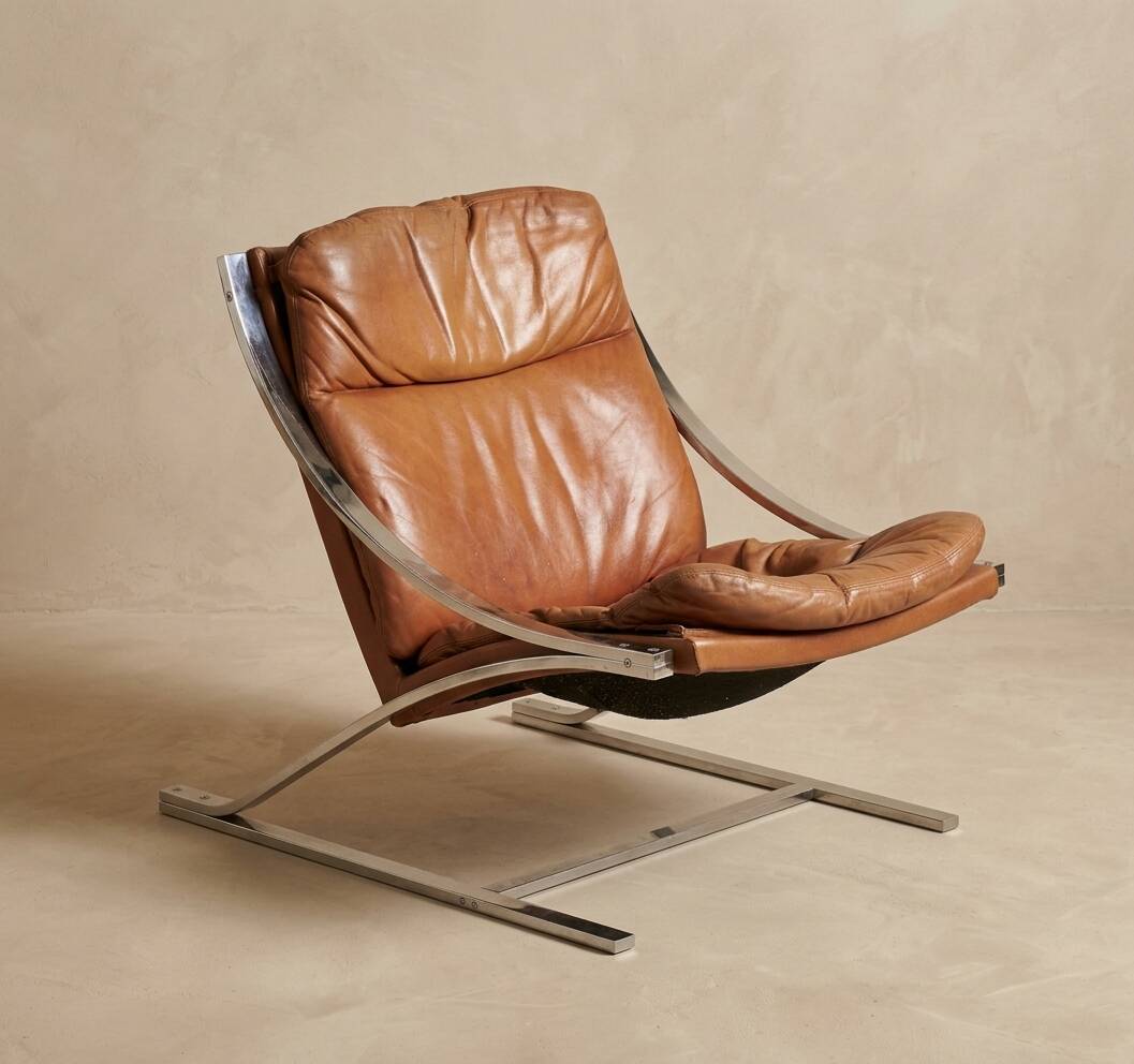 Zeta Armchair - Paul Tuttle for Strässle, Switzerland, 1970s