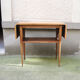 Old solid wood console with 2 flaps.
