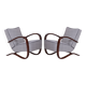 Art Deco Lounge Chairs by J. Halabala for Up Závody, 1930s, Set of 2