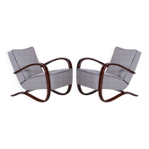 Art Deco Lounge Chairs by J. Halabala for Up Závody, 1930s, Set of 2