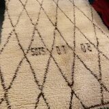 Tapis Beni Ouarain , Berbere, Original noué à la main, 100% laine