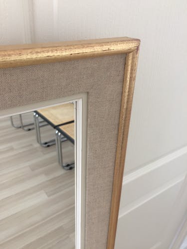 Golden old mirror 120x60cm