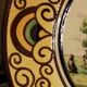 large wall dish in earthenware by Desvres Breiz Gabriel Fourmaintraux art deco