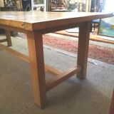 Light oak farm table