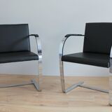 Pair of Brno of Mies Van der Rohe chairs