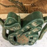 Alcohol vase, porcelain, Kangxi style, Green family, circa 1900