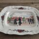 Obernai décor service dish by Henri Loux