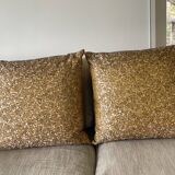 Rubelli fabric cushion made by Meridiani