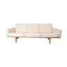 Three seater sofa, model GE-236/3, designed by Hans J. Wegner and manufactured by Getama