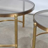 Tables basses gigognes en laiton