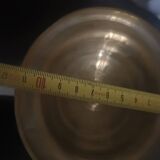 Pair of chiselled candlesticks