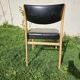 Chaise scandinave assise et dossier similicuir