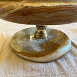 Brass and Onyx Ashtray
