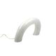 White Murano glass sculptural lamp, Barbini Italy 1970s