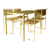 Spaghetti table and chairs by Giandomenico Belotti
