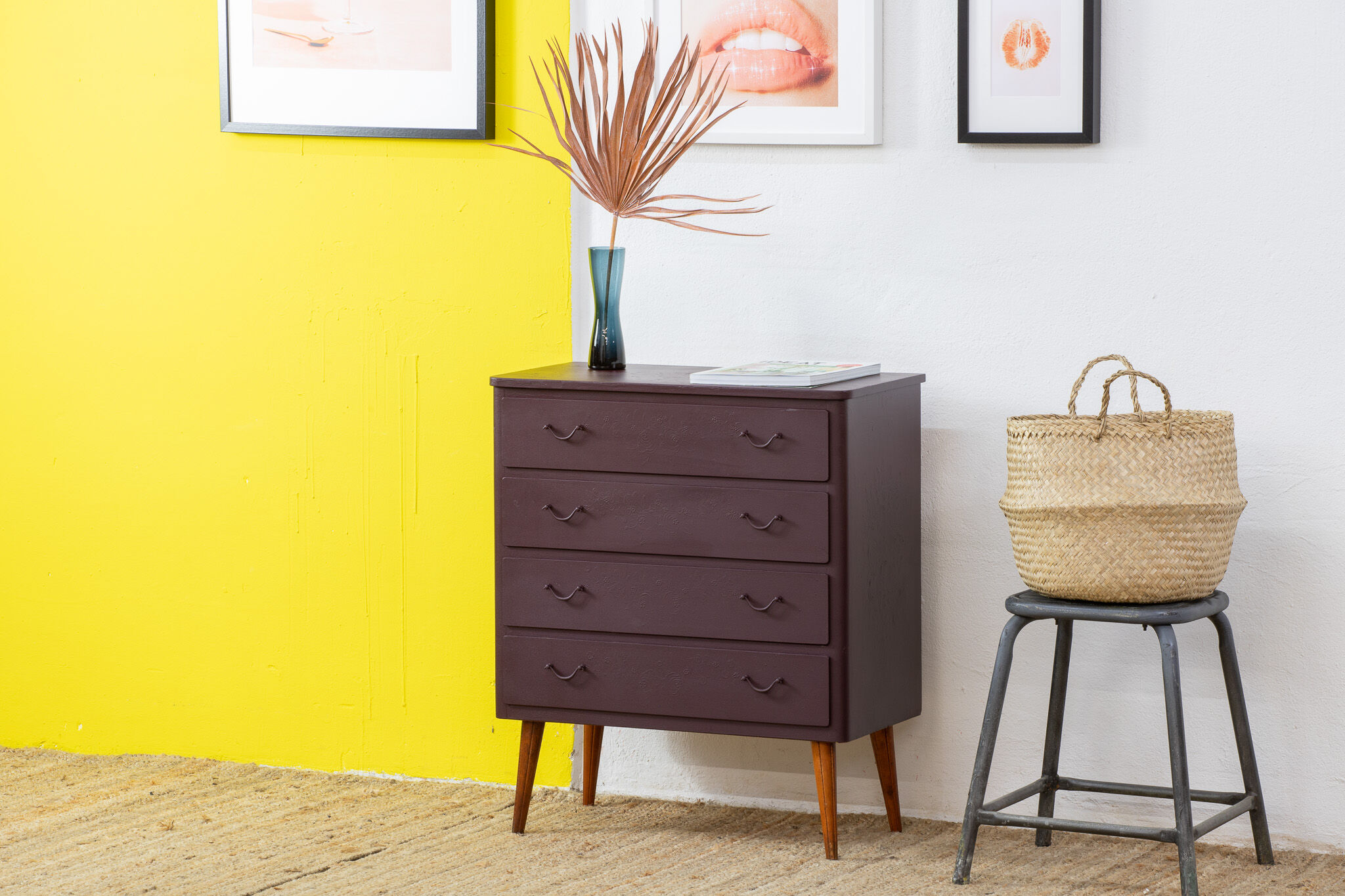 Commode scandinave vintage – 65 cm