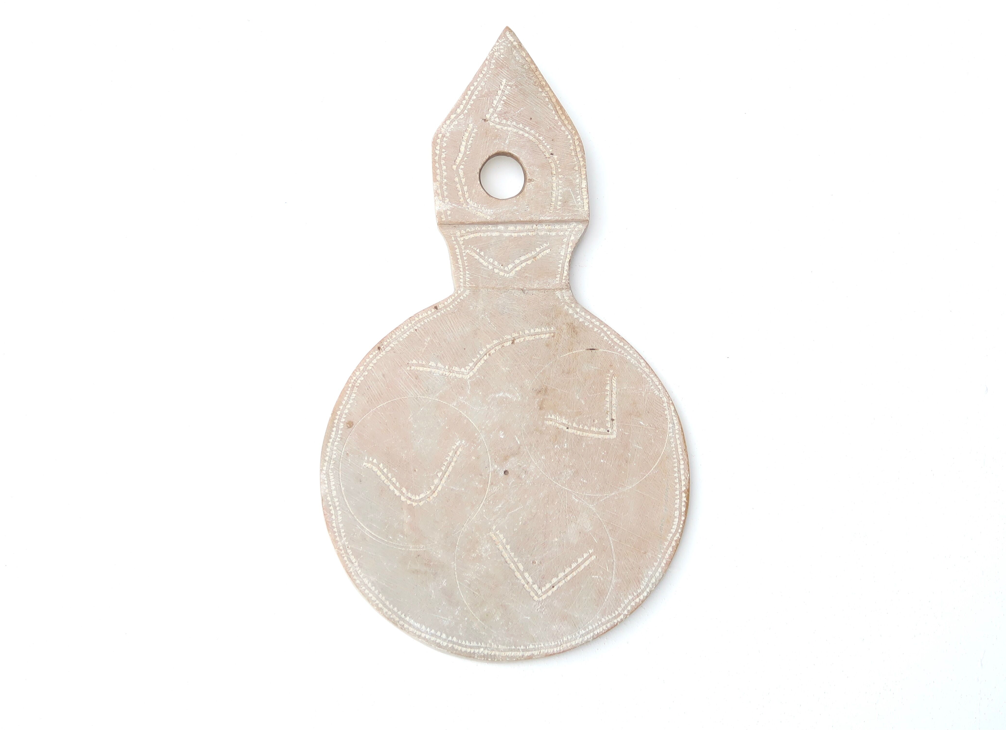 Moroccan stone cutting board, 70s