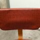 Workshop chair 1950 feet compass skaï red atypical