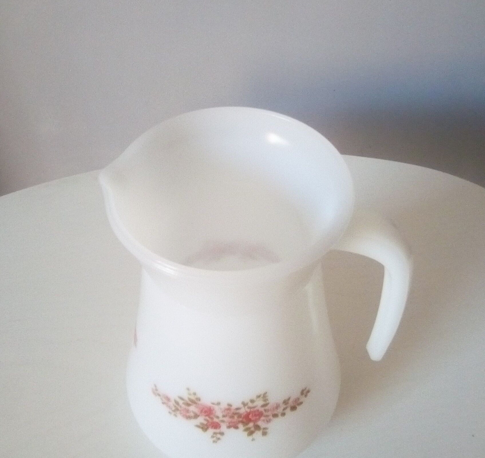 Vintage pitcher in opaline