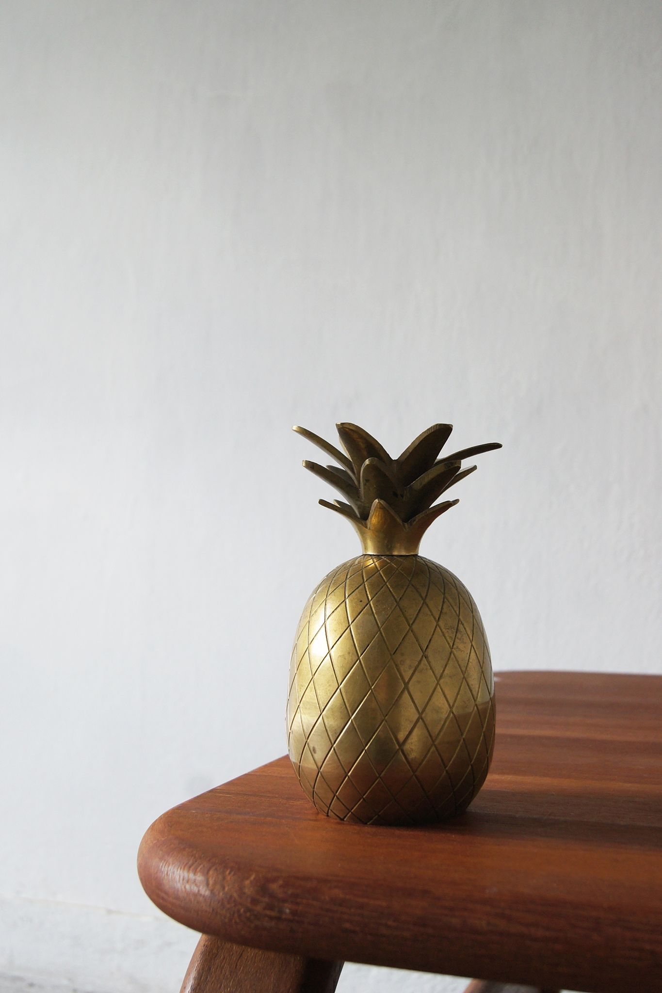 Bougeoir ananas laiton