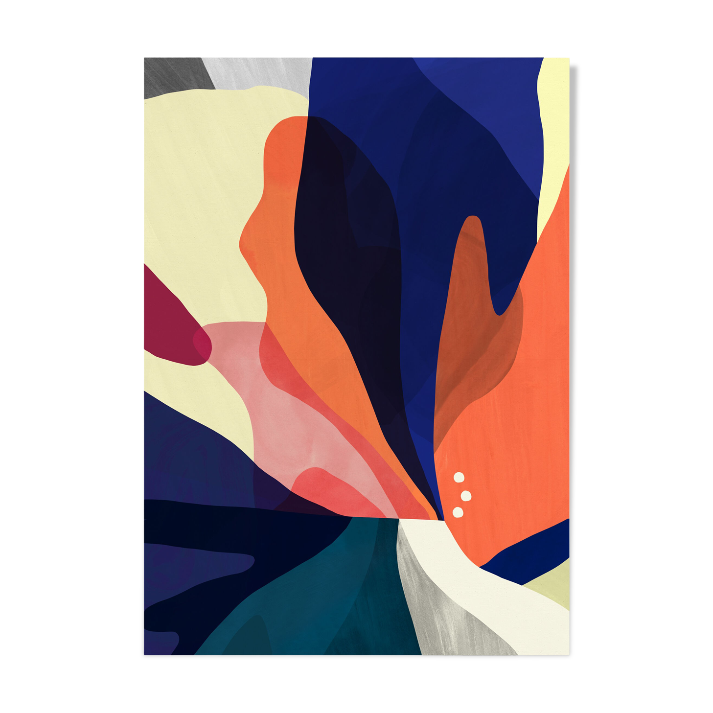 Art poster printemps bleu 50×70 cm