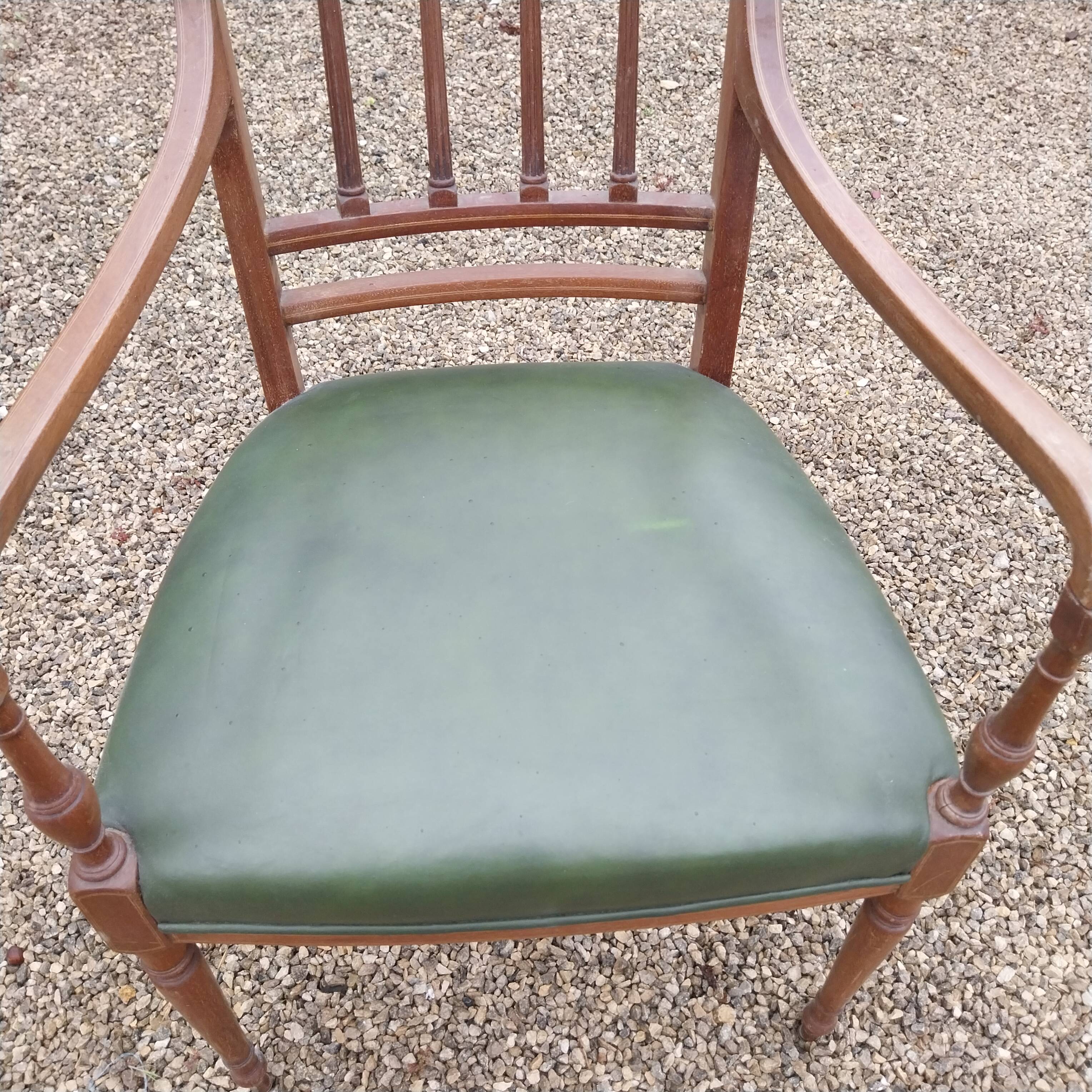 Fauteuil Anglais style Sheraton