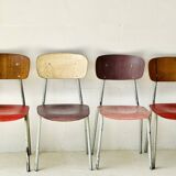 Chaises d'école Bistro, lot de 4