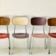 Chaises d'école Bistro, lot de 4