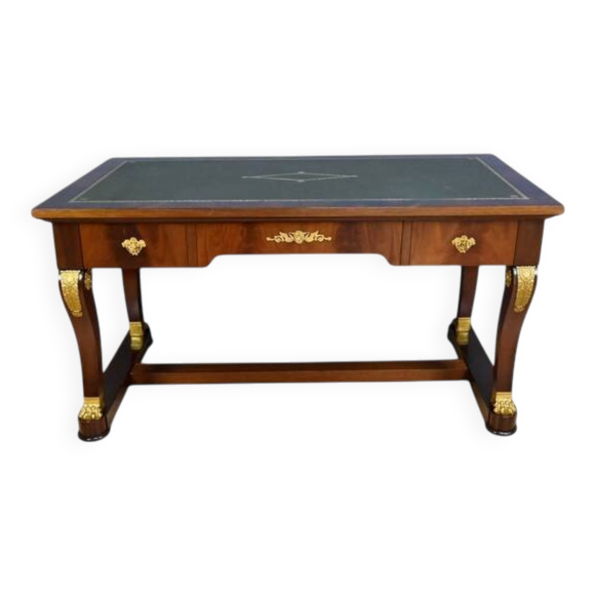 Mahogany desk, Egyptomania style – 20th century