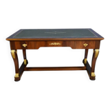 Mahogany desk, Egyptomania style – 20th century