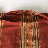 Lot de 2 coussins carrés 100% coton imprimé brique
