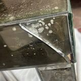 Mirrored side table