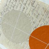 Painting on ancient manuscript