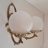 Bronze wall lamp