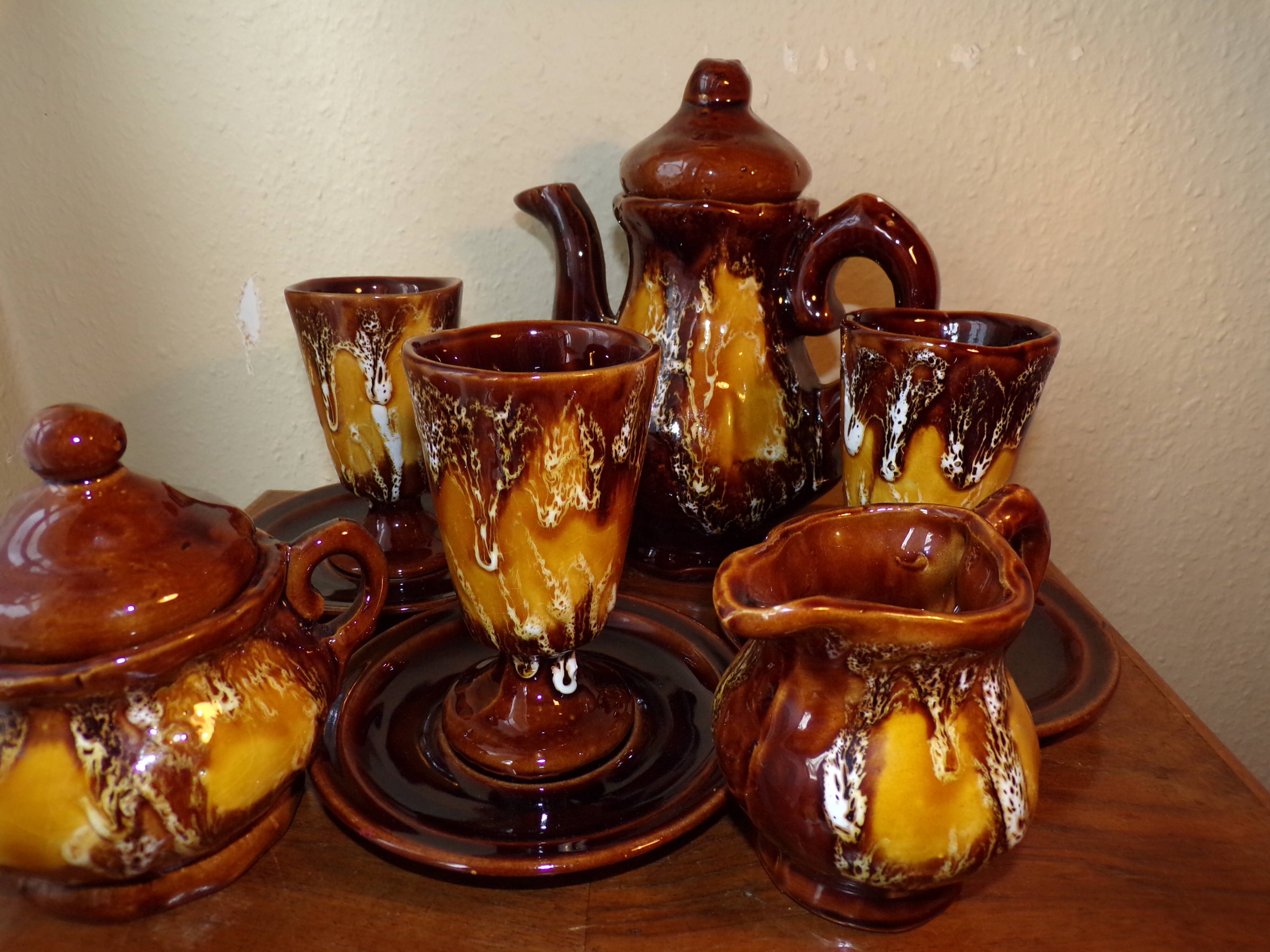 Service has coffee Vallauris mazagran