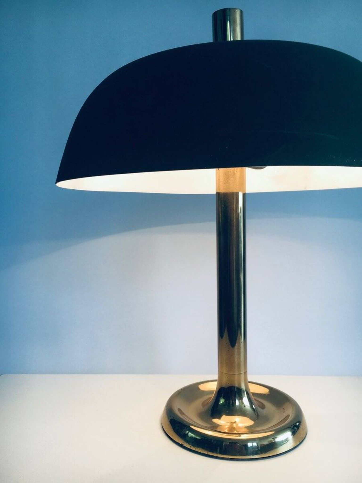 Midcentury Modern Mushroom Table Lamp by Egon Hillebrand, 1970s