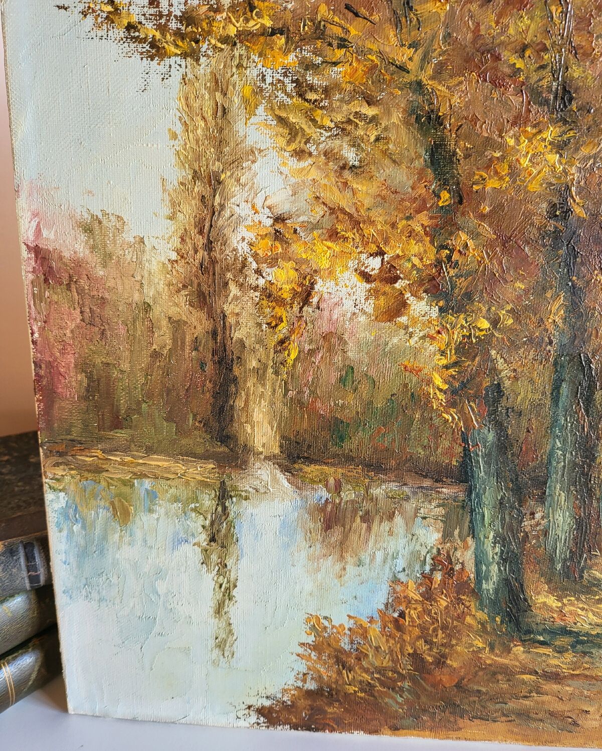 Oil on Panel B. RABEL Autumn Landscape