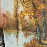Oil on Panel B. RABEL Autumn Landscape