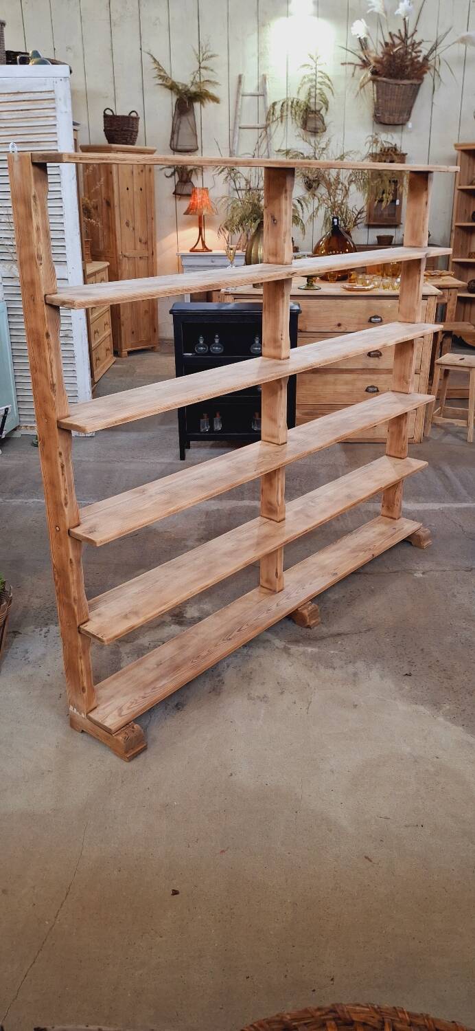 Large old shelf on legs