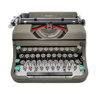 Machine à écrire Underwood Champion verte USA révisée ruban neuf 1940