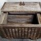 Antique coffre de mariage bois et fer, Inde, XIXème
