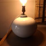 Limoges porcelain ball lamp base from the 60s and 70s
