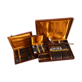 Couverts vintage 70's inox dans son coffret d origine