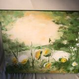 Oil on canvas by Hulst titled vintage spring
